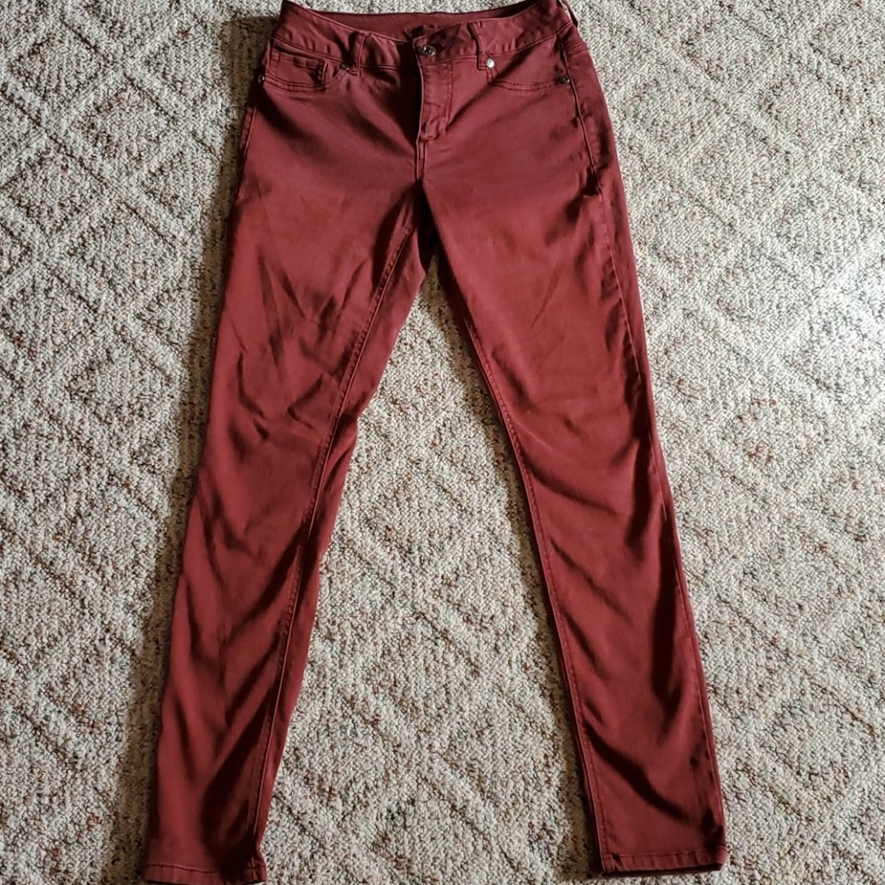 Maurcices colored jeggings